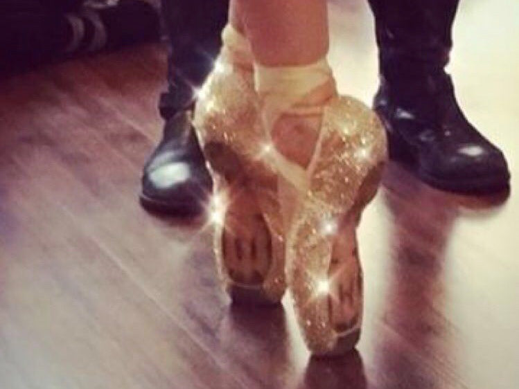 Custom Crystal Covered Pointe Shoes • Your Pointe Shoes